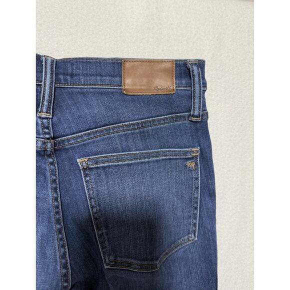 Madewell 10” High Rise Curvy Skinny Jeans Size 27 Medium Wash Stretch Denim - Picture 3 of 9